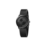  Shop Authentic Calvin Klein Minimal Black Dial Black Mesh Bracelet Watch for Men - K3M224B1 - Luxxuri