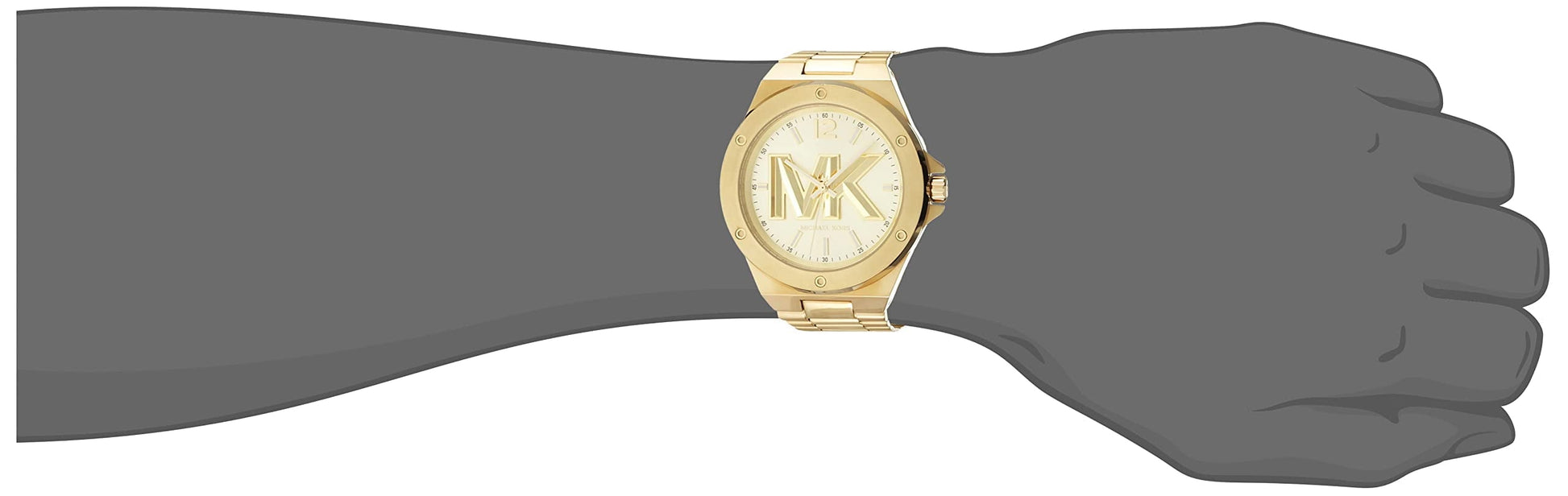  Shop Authentic Michael Kors Lennox Three-Hand Quartz Gold Dial Gold Steel Strap Watch For Men - MK8939 - Luxxuri