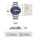  Shop Authentic Armani Exchange Hampton Chronograph Blue Dial Silver Steel Strap Watch For Men - AX2155 - Luxxuri