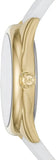  Shop Authentic Michael Kors Janelle Three Hand Silver Dial White Rubber Strap Watch For Women - MK7141 - Luxxuri