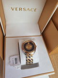  Shop Authentic Versace Shadov Quartz Gold Dial Two Tone Steel Strap Watch for Women - VEBM00518 - Luxxuri