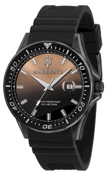  Shop Authentic Maserati SFIDA Quartz Black Dial Black Rubber Strap Watch For Men - R8851140001 - Luxxuri