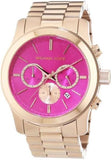  Shop Authentic Michael Kors Runway Pink Dial Rose Gold Steel Strap Watch for Women - MK5931 - Luxxuri