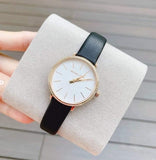  Shop Authentic Michael Kors Pyper Three Hand White Dial Black Leather Strap Watch For Women - MK2835 - Luxxuri