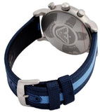  Shop Authentic Emporio Armani Luigi Chronograph Quartz Blue Dial Blue Nylon Strap Watch For Men - AR1949 - Luxxuri