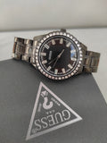  Shop Authentic Guess Sparkler Diamonds Black Dial Black Steel Strap Watch for Women - GW0111L4 - Luxxuri