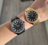  Shop Authentic Guess Sparkler Diamonds Black Dial Black Steel Strap Watch for Women - GW0111L4 - Luxxuri