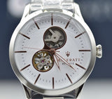  Shop Authentic Maserati Tradizione Automatic White Dial Stainless Steel Watch For Men - R8823125001 - Luxxuri