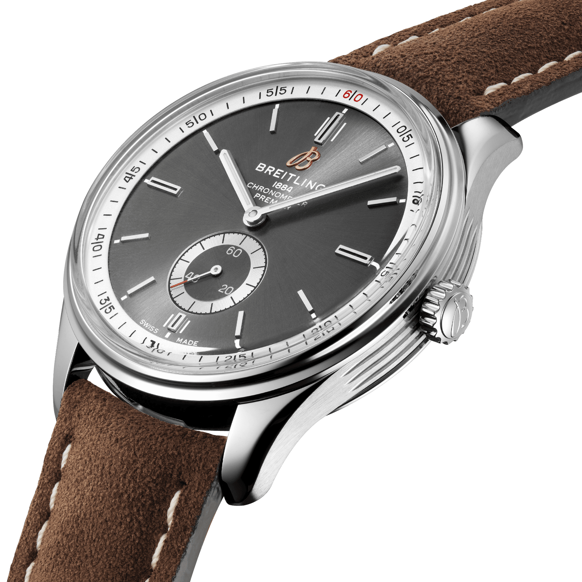  Shop Authentic Breitling Premier Automatic 40mm Anthracite Dial Mens Watch - A37340351B1X1 - Luxxuri