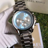  Shop Authentic Michael Kors Bradshaw Chronograph Blue Dial Silver Steel Strap Watch For Women - MK6099 - Luxxuri