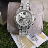 Shop Authentic Michael Kors Mini Bradshaw Crystals Silver Dial Silver Steel Strap Watch For Women - MK6454 - Luxxuri