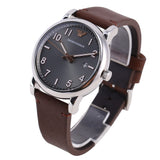  Shop Authentic Emporio Armani Luigi Quartz Grey Dial Brown Leather Strap Watch For Men - AR11175 - Luxxuri