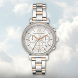  Shop Authentic Michael Kors Sofie Chronograph Quartz White Dial Two Tone Steel Strap Watch For Women - MK6558 - Luxxuri