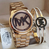  Shop Authentic Michael Kors Runway Rose Gold Dial Rose Gold Steel Strap Watch For Women - MK5853 - Luxxuri