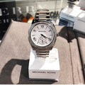  Shop Authentic Michael Kors Bryn Quartz Silver Dial Silver Steel Strap Watch For Women - MK6133 - Luxxuri