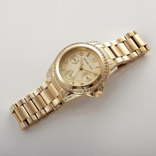  Shop Authentic Michael Kors Blair Gold Dial Gold Steel Strap Watch for Women - MK5639 - Luxxuri