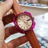  Shop Authentic Fossil Candy White Dial Brown Leather Strap Watch for Women - ES3537 - Luxxuri