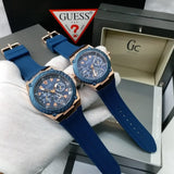  Shop Authentic Guess Zena Blue Dial Blue Silicone Strap Watch For Women - W1094L2 - Luxxuri