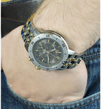  Shop Authentic Tissot T Sport PRS 200 Chronograph Black Dial Two Tone Steel Strap Watch For Men - T067.417.22.051.00 - Luxxuri