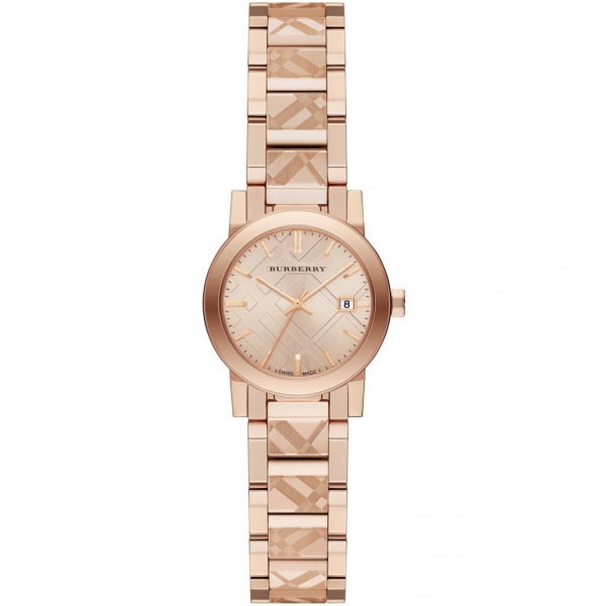  Shop Authentic Burberry The City Rose Gold Dial Rose Gold Steel Strap Watch for Women - BU9235 - Luxxuri