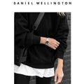  Shop Authentic Daniel Wellington Iconic Link Black Dial Silver Steel Strap Watch For Women - DW00100208 - Luxxuri
