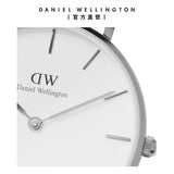  Shop Authentic Daniel Wellington Classic Petite Sheffield White Dial Black Leather Strap Watch For Women - DW00100242 - Luxxuri
