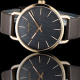  Shop Authentic Calvin Klein Even Grey Dial Brown Leather Strap Watch for Women - K7B216G3 - Luxxuri