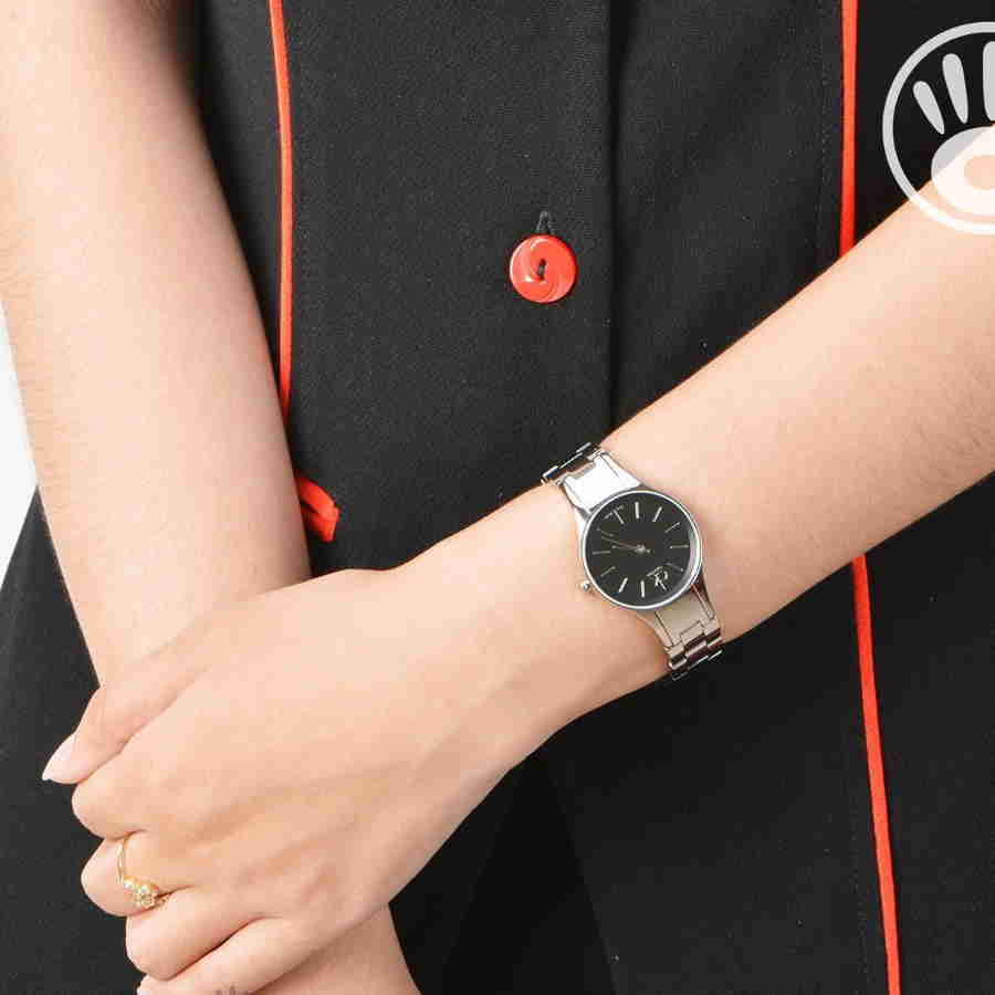  Shop Authentic Calvin Klein Simplicity Black Dial Silver Steel Strap Watch for Women - K4323130 - Luxxuri