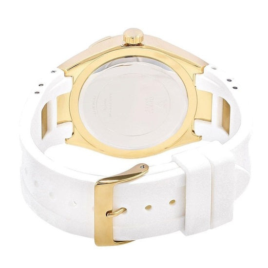  Shop Authentic Guess Luna Diamonds White Dial White Rubber Strap Watch for Women - W0653L3 - Luxxuri