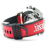  Shop Authentic Diesel Mr Daddy 2.0 Chronograph Grey Dial Red Rubber Strap Watch For Men - DZ7423 - Luxxuri