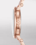  Shop Authentic Michael Kors Noire Black Dial Rose Gold Steel Strap Watch for Women - MK3585 - Luxxuri