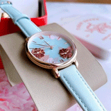  Shop Authentic Fossil Jacqueline Multi Colored Dial Blue Leather Strap Watch for Women - ES4813 - Luxxuri