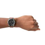  Shop Authentic Fossil Everett Chronograph Grey Dial Brown Leather Strap Watch for Men - FS5799 - Luxxuri