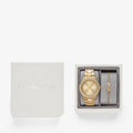 Michael Kors Tibby Pave Gold Dial Gold Steel Strap Watch for Women - MK1057