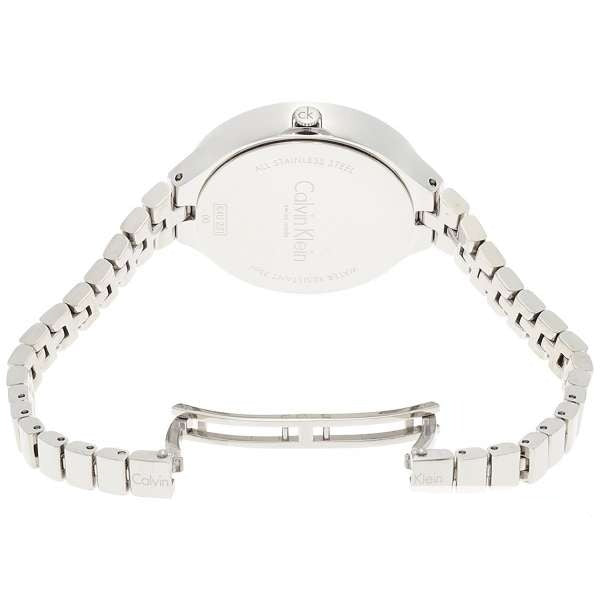  Shop Authentic Calvin Klein Lively Silver Dial Silver Steel Strap Watch for Women - K4U23126 - Luxxuri