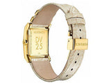  Shop Authentic Versace DV-25 Gold Dial Off White Leather Strap Watch for Women - VQF030015 - Luxxuri