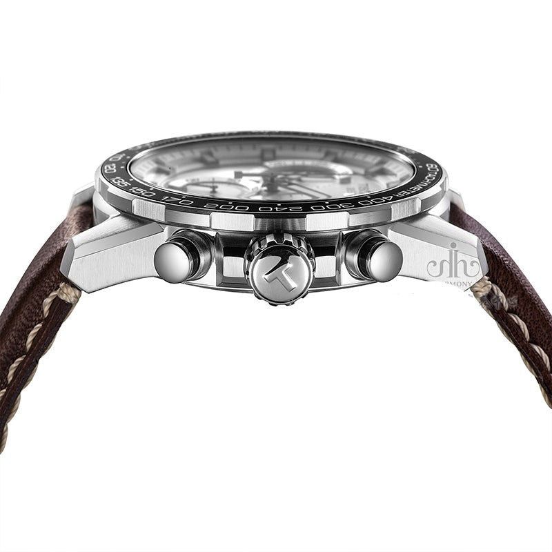  Shop Authentic Tissot Supersport Chrono Silver Dial Brown Leather Strap Watch for Men - T125.617.16.031.00 - Luxxuri