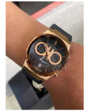  Shop Authentic Salvatore Ferragamo Sapphire Chrono Black Dial Black Rubber Strap Watch for Men - SFME00721 - Luxxuri