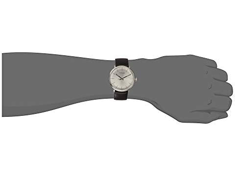  Shop Authentic Calvin Klein High Noon Quartz White Dial Black Leather Strap Watch for Men - K8M211C6 - Luxxuri