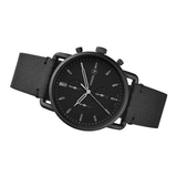  Shop Authentic Fossil Commuter Black Dial Black Leather Strap Watch for for Men - FS5504 - Luxxuri
