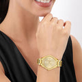  Shop Authentic Hugo Boss Grand Course Gold Dial Gold Steel Strap Watch for Women - 1502584 - Luxxuri
