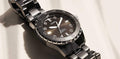 Fossil FB-01 Three-Hand Black Dial Black Ceramic Strap Watch for Women - CE1108