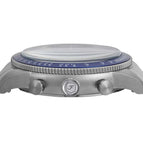  Shop Authentic Fossil Sport Tourer Chronograph Blue Dial Silver Steel Strap Watch for Men - FS6047 - Luxxuri