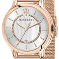  Shop Authentic Maserati Epoca Mother of Pearl Dial Rose Gold Mesh Strap Watch For Women - R8853118506 - Luxxuri