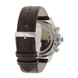  Shop Authentic Hugo Boss Ikon White Dial Brown Leather Strap Watch for Men - 1513175 - Luxxuri