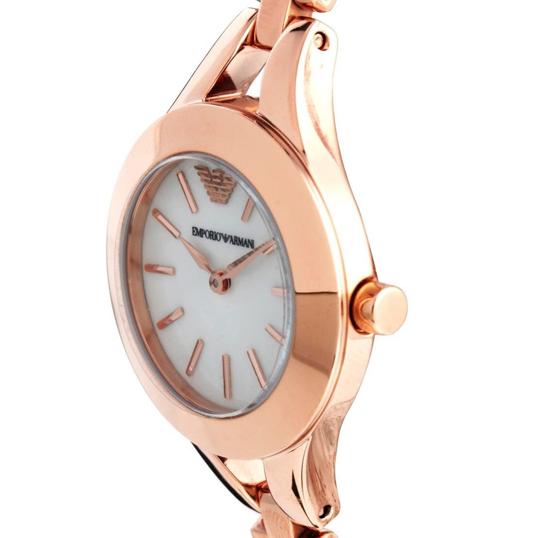  Shop Authentic Emporio Armani Chiara Analog White Dial Rose Gold Steel Strap Watch For Women - AR7329 - Luxxuri