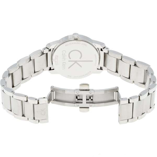  Shop Authentic Calvin Klein City Silver Dial Silver Steel Strap Watch for Women - K2G23126 - Luxxuri