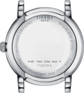 Tissot T Classic Carson Premium Lady Mother of Pearl Pink Dial Silver Steel Strap Watch For Women - T122.210.11.159.00