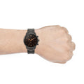  Shop Authentic Fossil Neutra Chronograph Black Dial Black Steel Strap Watch for Men - FS5525 - Luxxuri