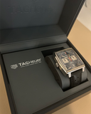  Shop Authentic Tag Heuer Monaco Automatic Chronograph Blue Dial Black Leather Strap Watch for Men - CAW211P.FC6356 - Luxxuri